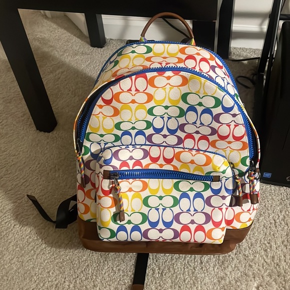 Coach Backpack new without tags very rare part of the Pride Collection - Picture 2 of 4